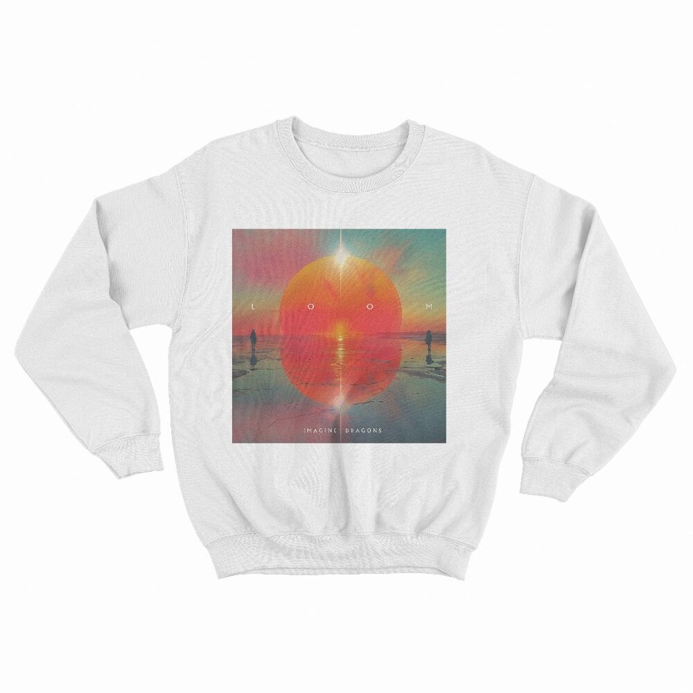 LOOM Imagine Dragons White Sweater
